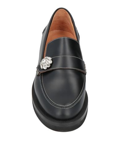 Ganni Woman Loafers Black Size 6 Soft Leather