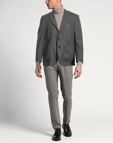Man Blazer Grey Size 44 Super 110s Wool, Elastane