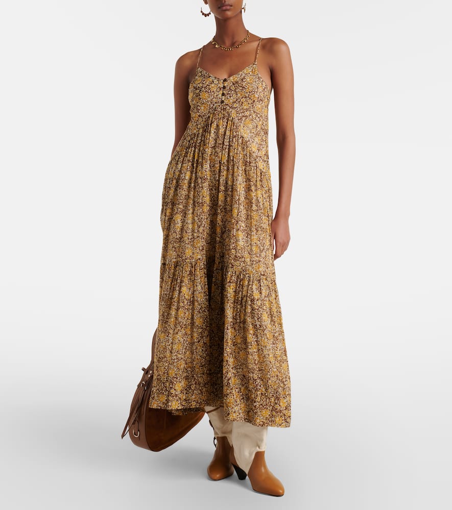 Sabba floral cotton maxi dress