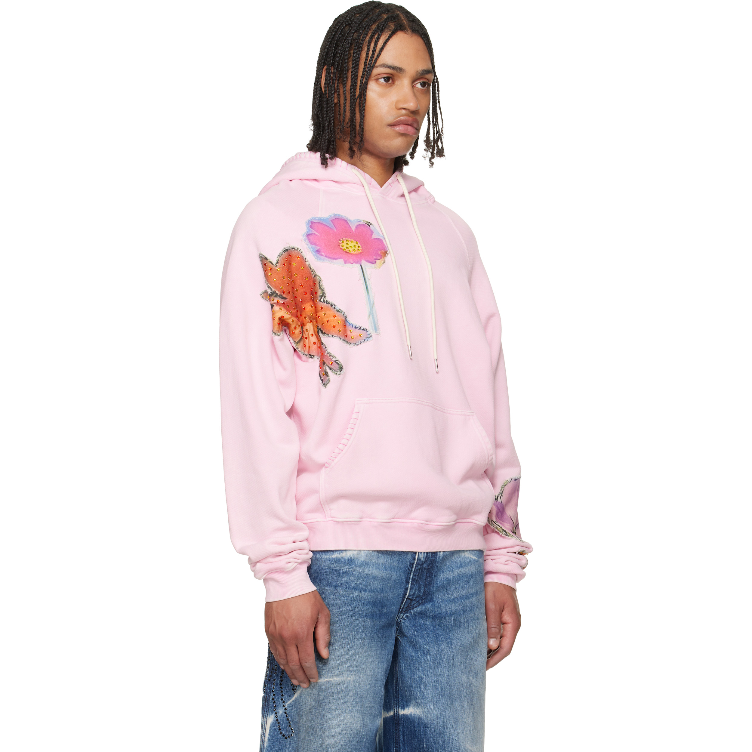 Pink Altamont CDLL French Terry L-S Raglan Hoodie