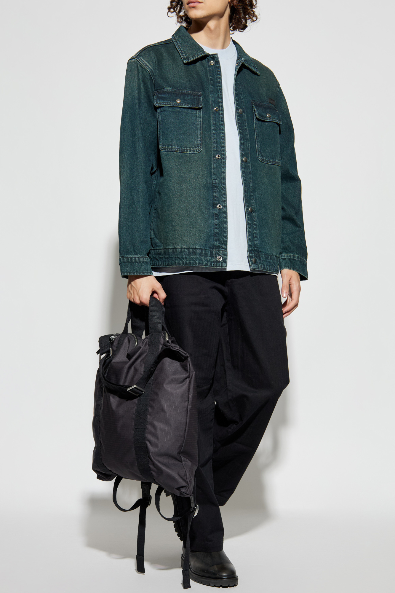 "Castleford" Denim Jacket, Men's, Navy Blue