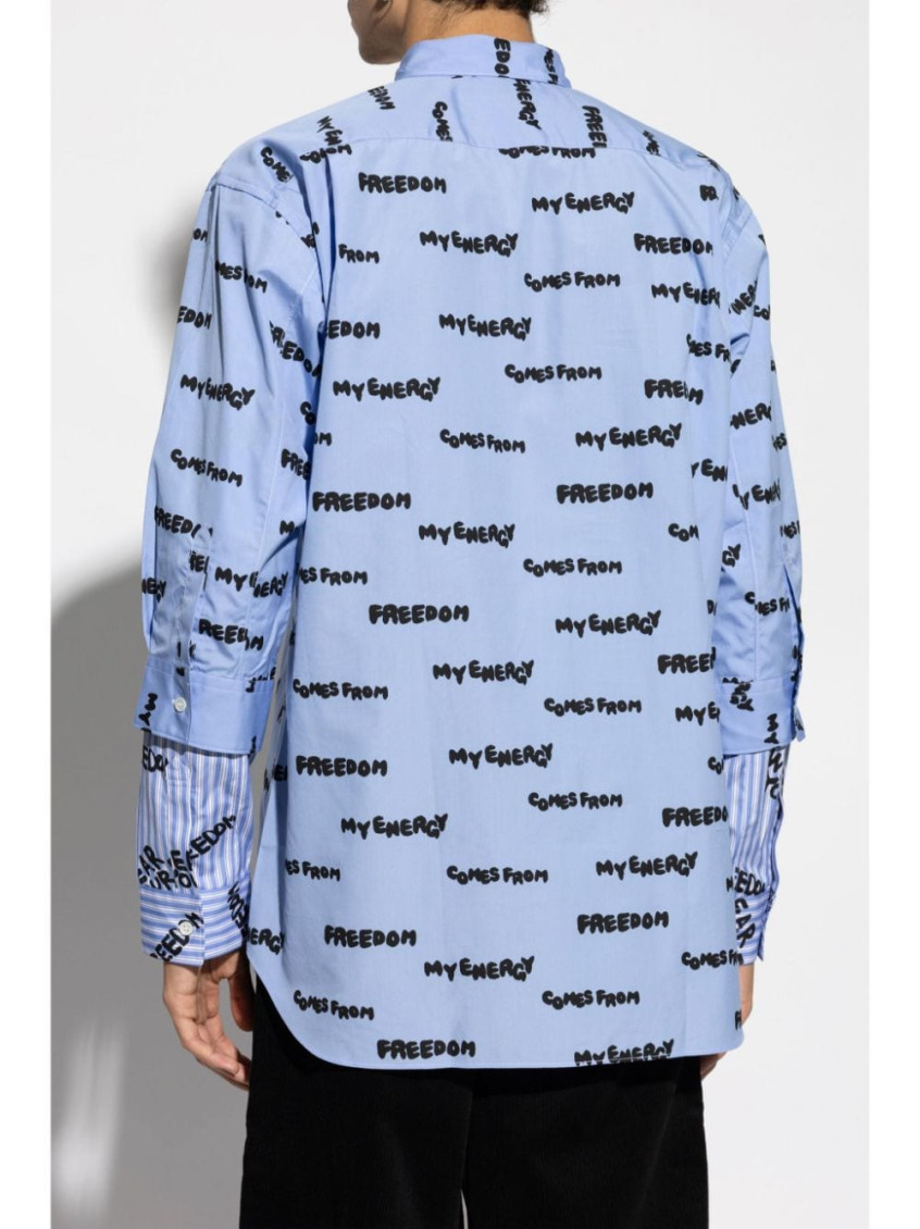 Blue Cotton Shirt