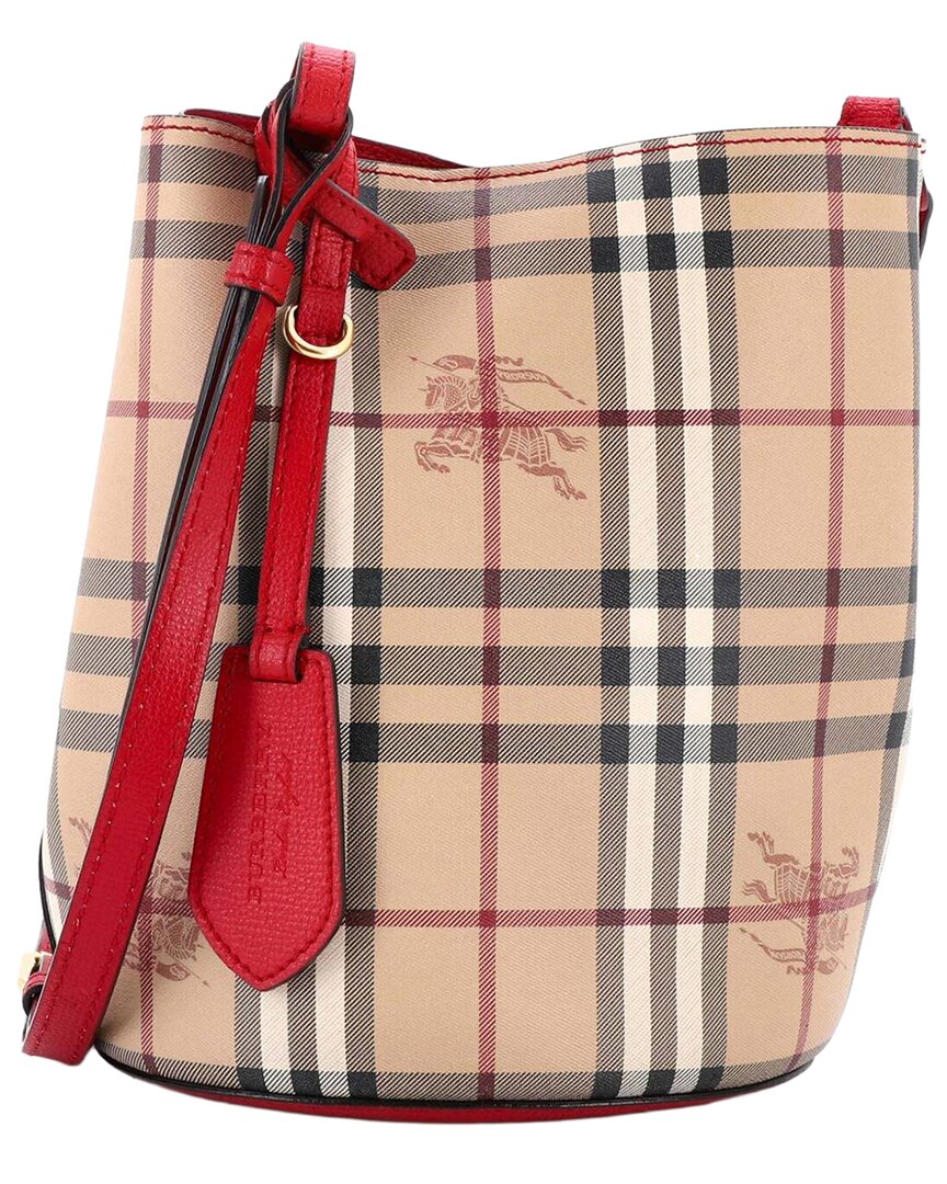 Lorne Bucket Bag Haymarket Coated Small (Authentic Pre-Loved)
