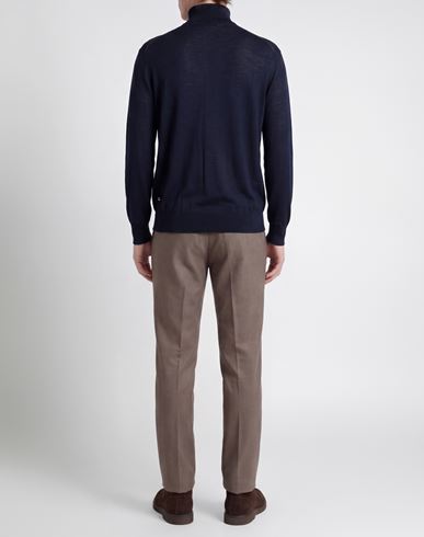 Man Turtleneck Midnight blue Size 3XL Merino Wool