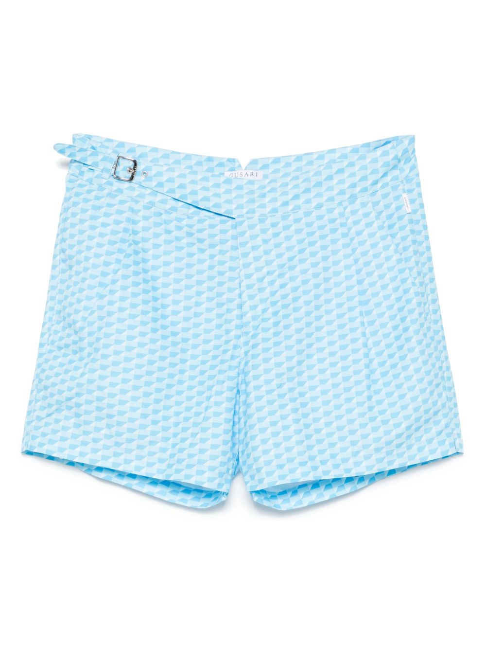 London printed swim shorts - Blue