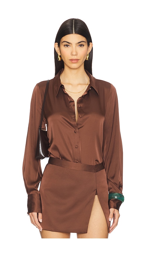 ROCOCO SAND x REVOLVE Shirt in Brown.  XL. Also in L, M