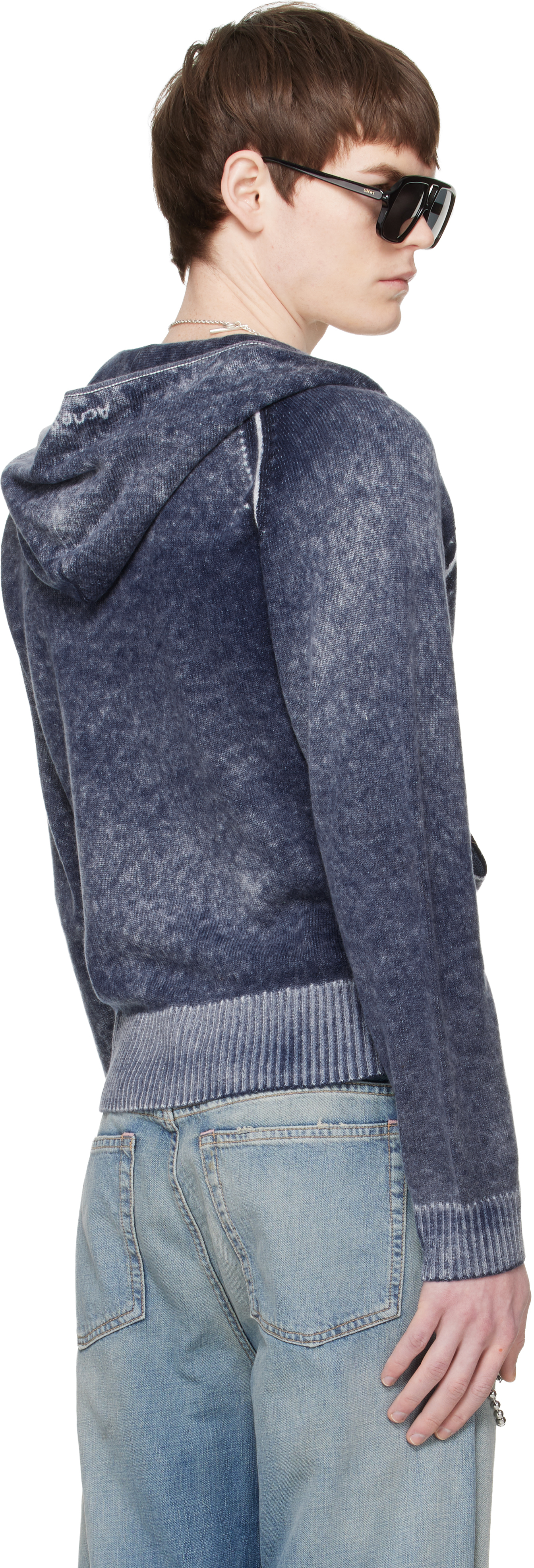 Navy Zipper Hoodie