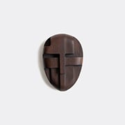 'ornament And Crime' Wall Sculpture, Dark Brown