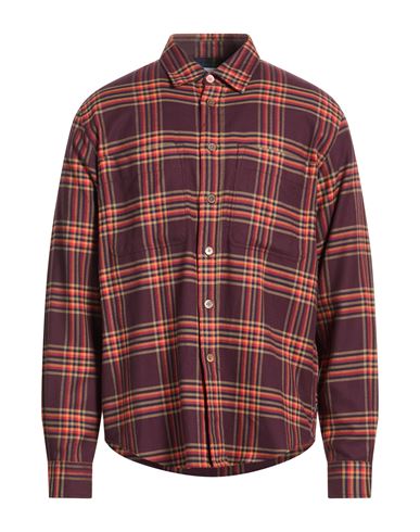 Man Shirt Plum Size M Cotton