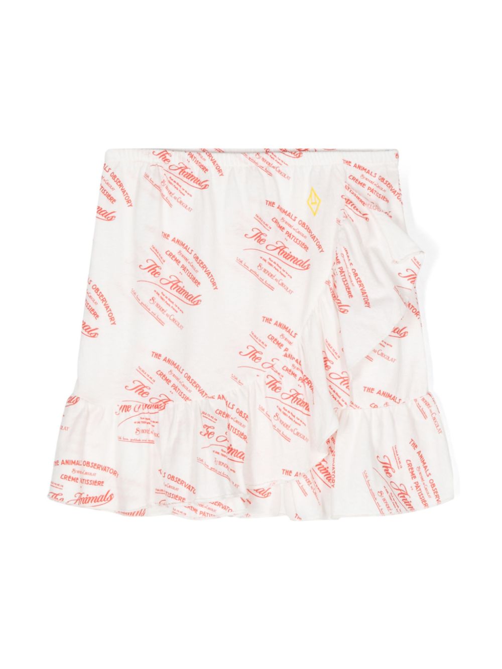 Manatee cotton miniskirt - White