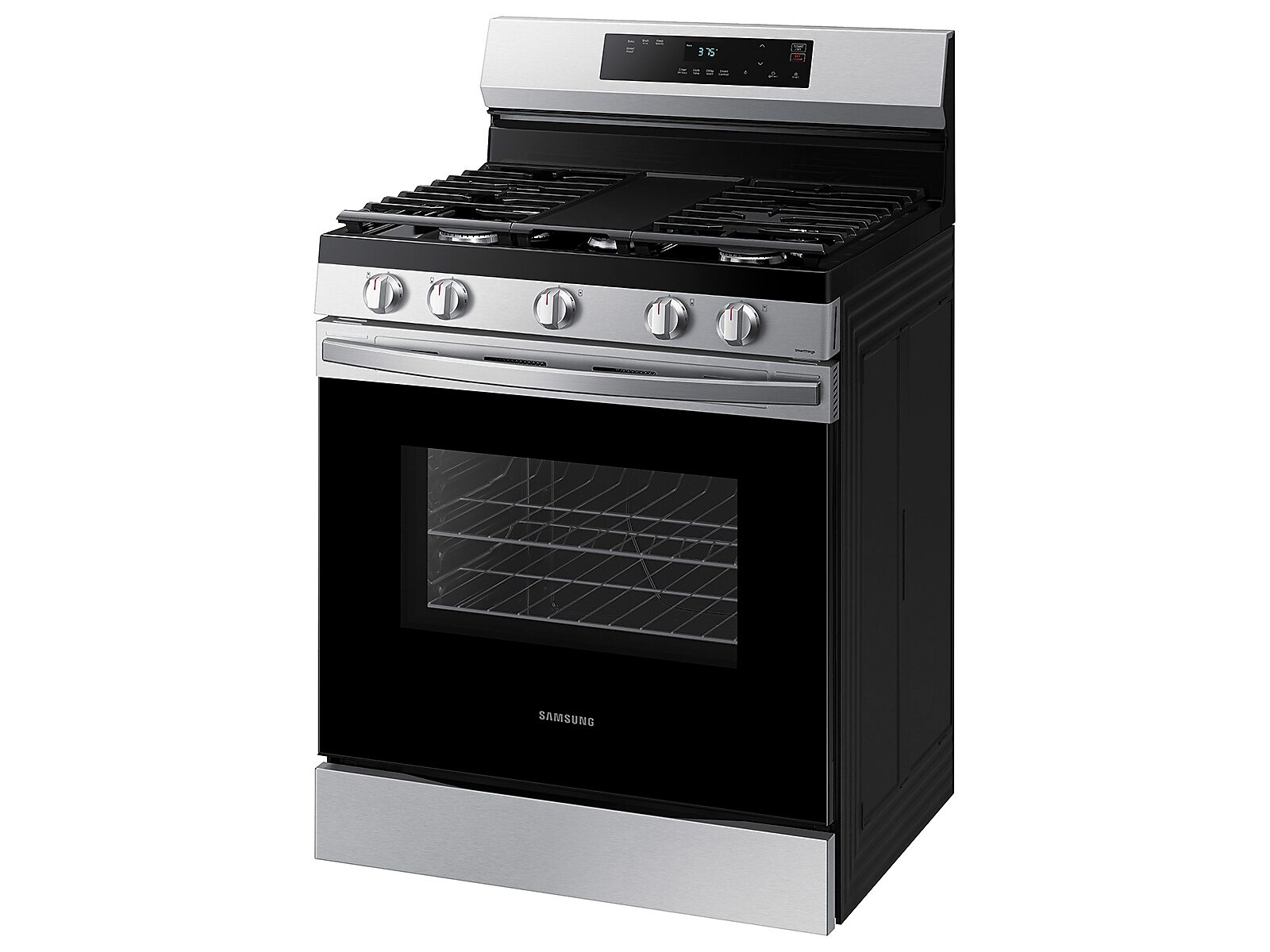 6.0 cu. ft. Smart Freestanding Gas Range with Integrated Griddle in Stainless Steel(NX60A6111SS/AA)