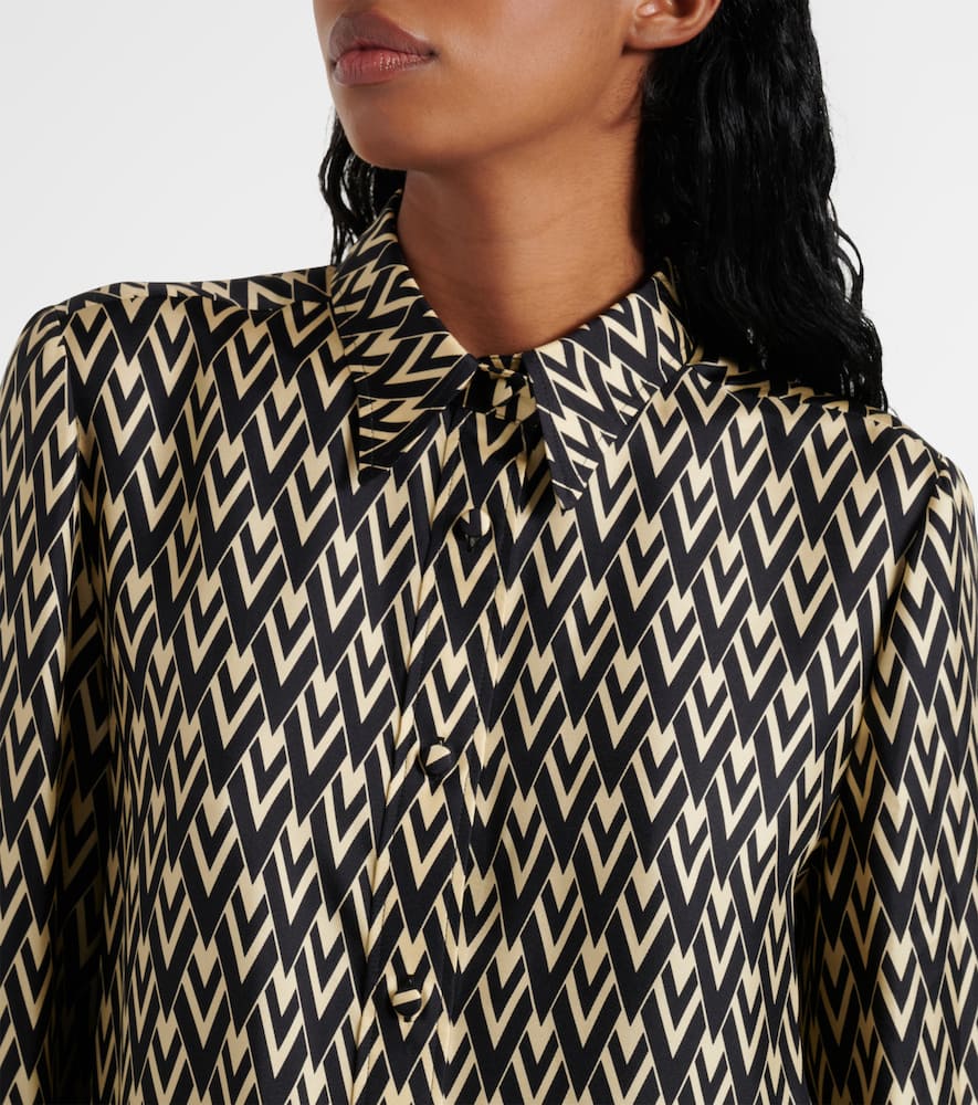 Toute La V silk twill shirt