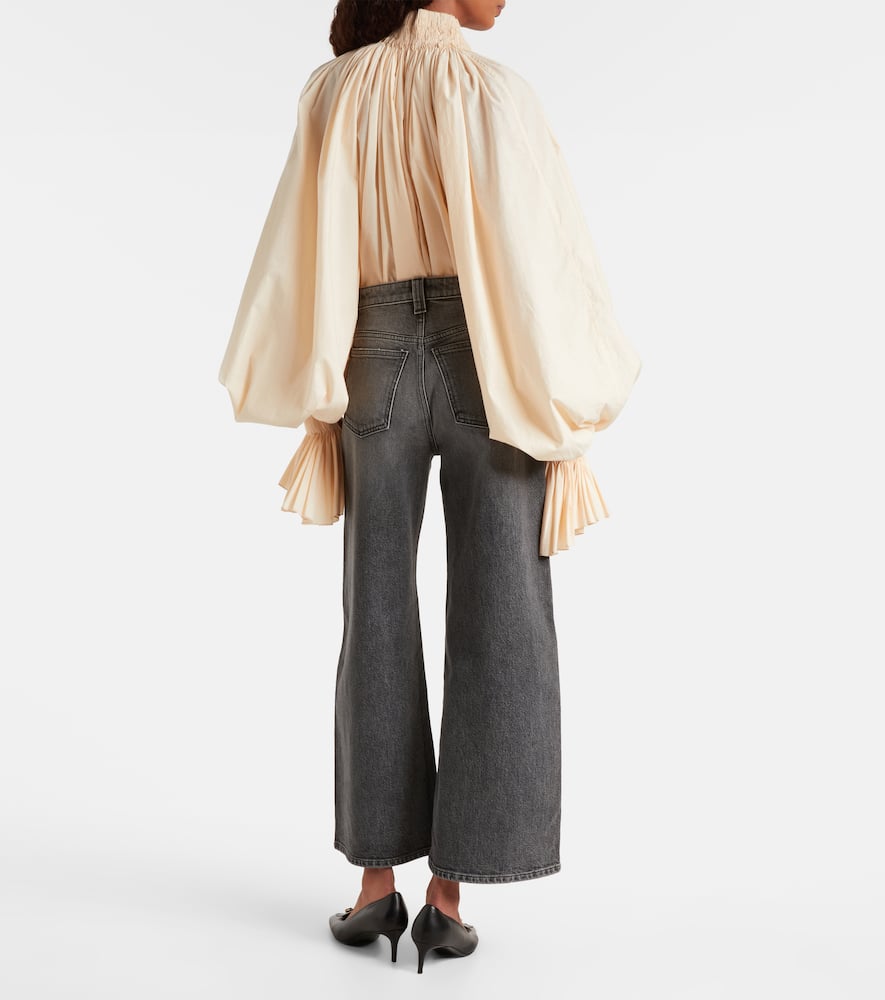 Delina high-rise wide-leg jeans