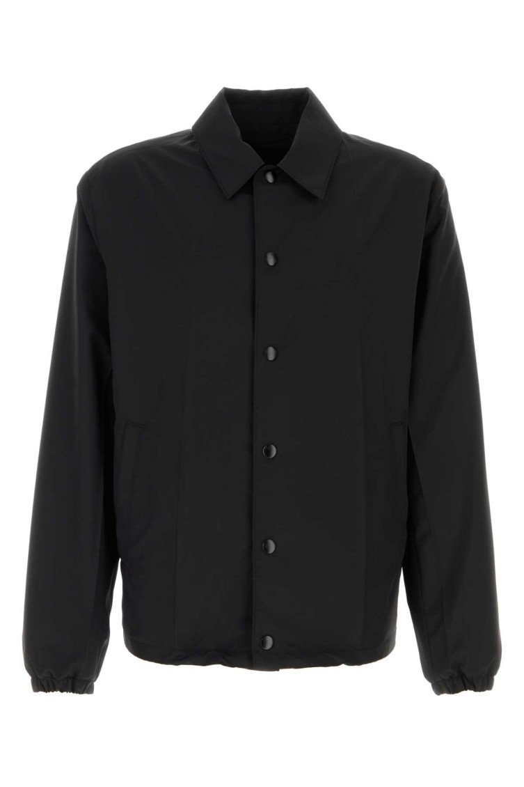 Black Wool Blend Jacket