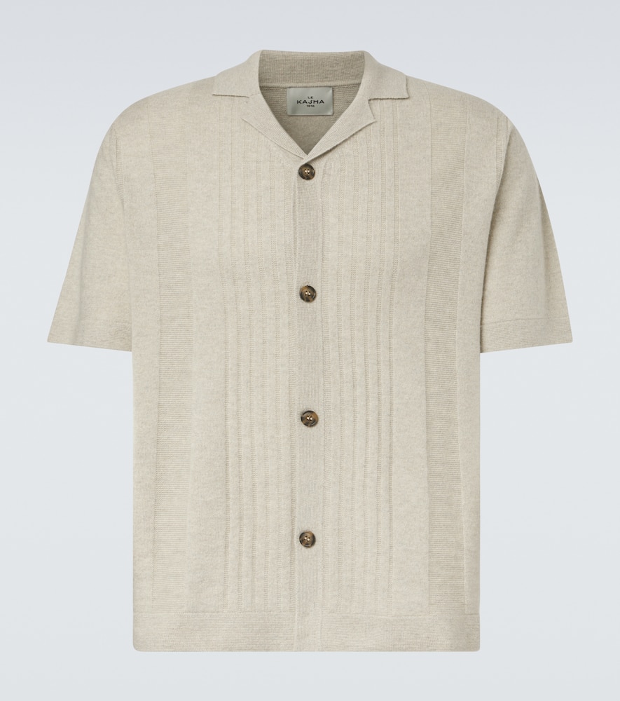Gerone knitted cashmere polo shirt