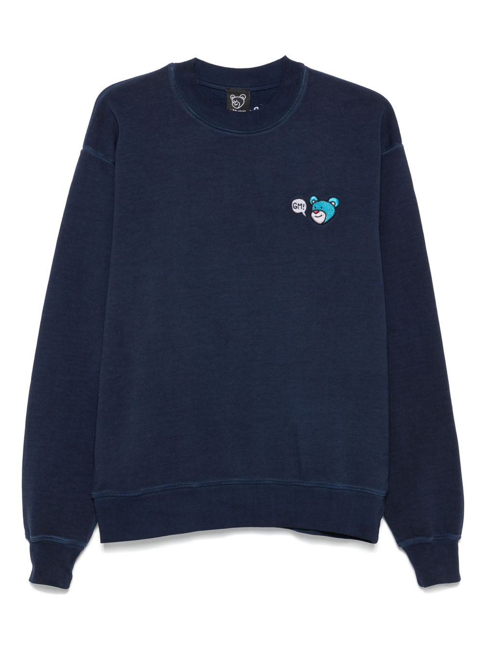 Logo-embroidered sweatshirt - Blue