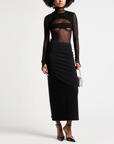 Mônot Woman Top Black Size 8 Polyester