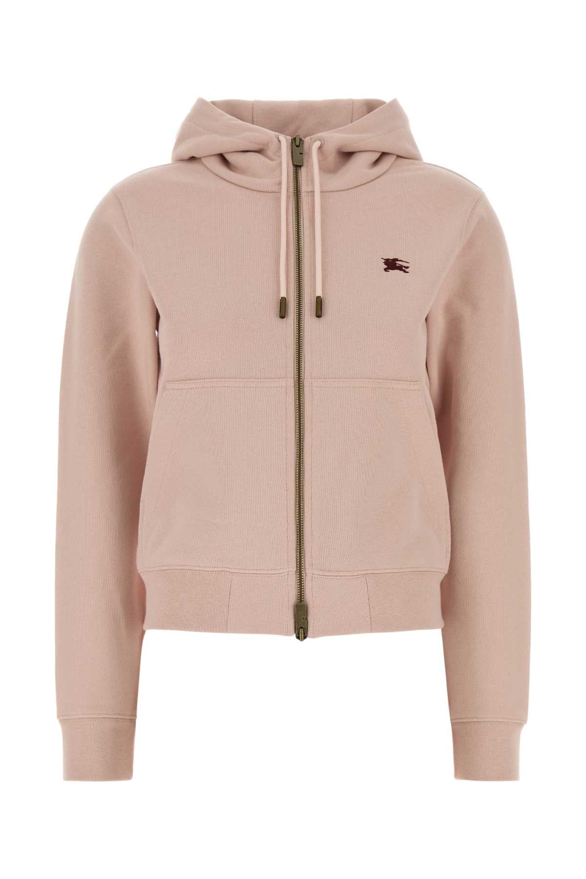 Cotton-Jersey Hoodie — Pink
