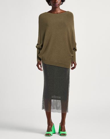 Woman Sweater Military green Size XL Viscose, Polyester, Polyamide