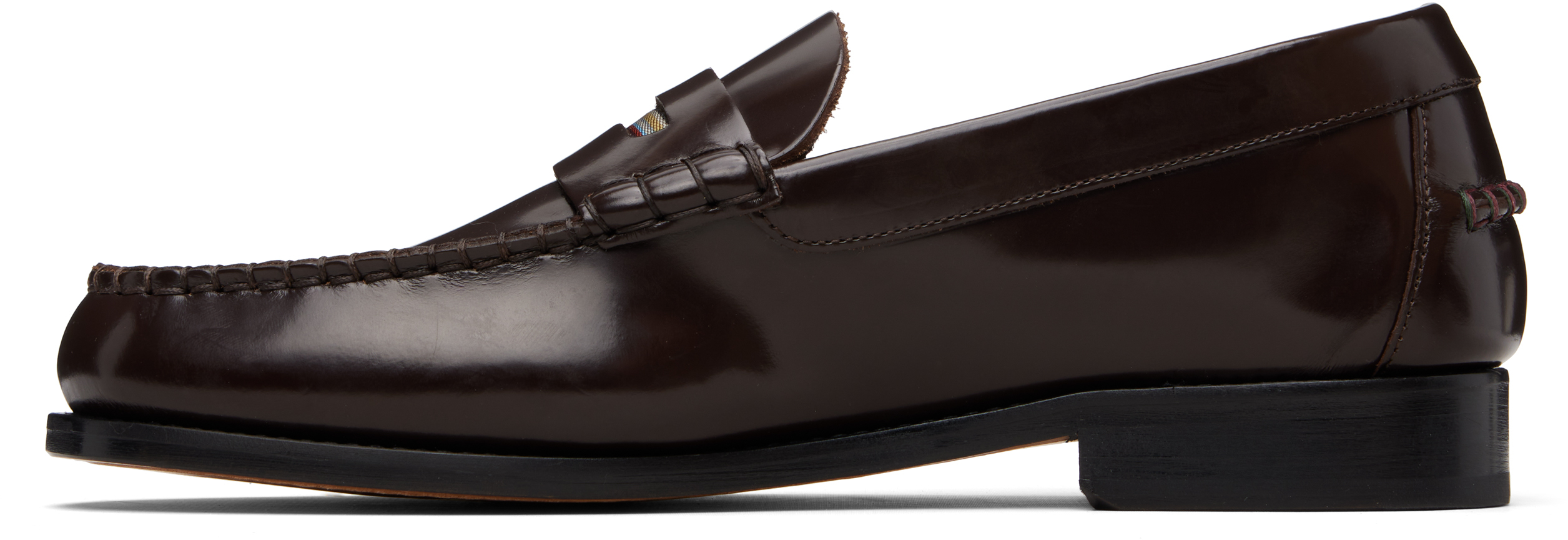 Brown Leather 'Lido' Loafers