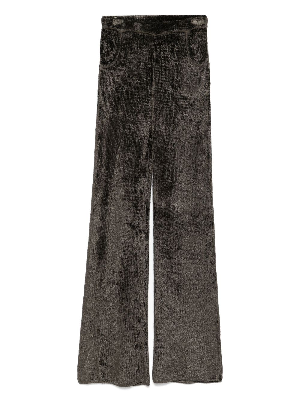 Aya Muse knitted trousers - Green