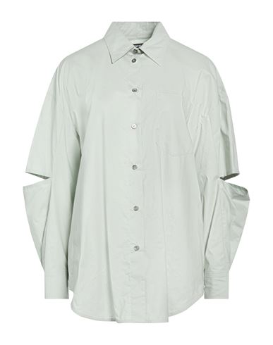 Woman Shirt Sage green Size 6 Cotton