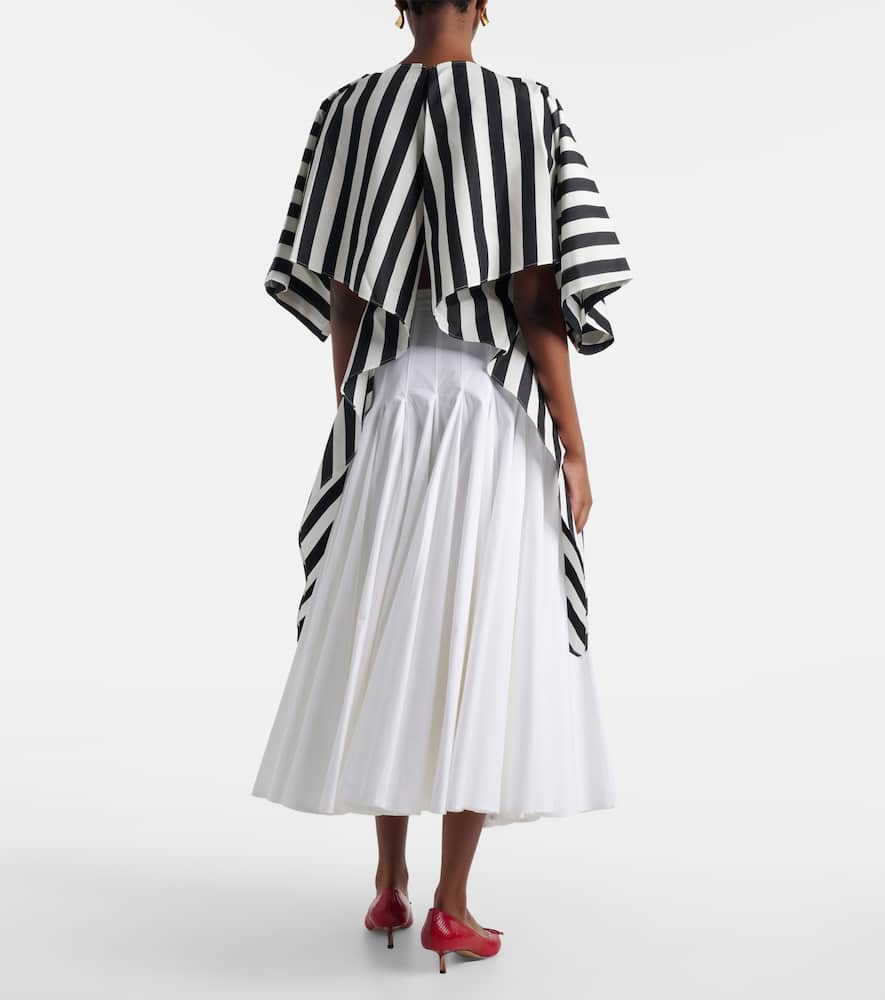 Moisson striped cotton and silk tunic
