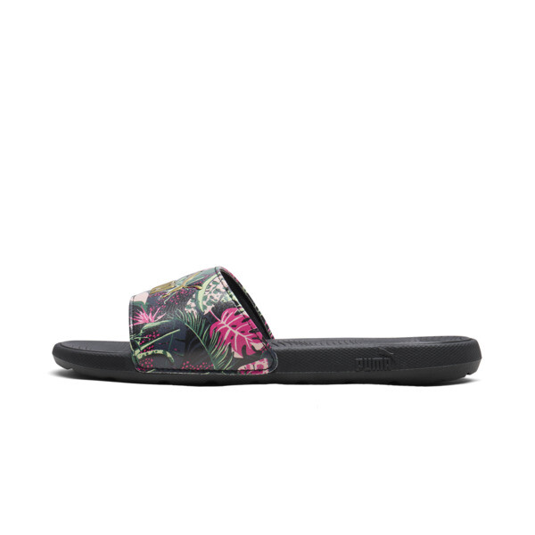 PUMA Cool Cat 2.0 Vacay Queen Women's Slides in Black