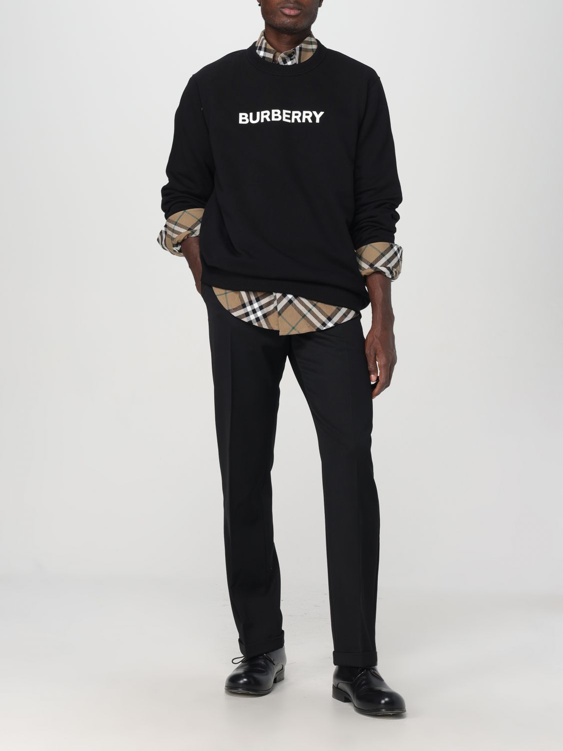 Sweatshirt Men color Black