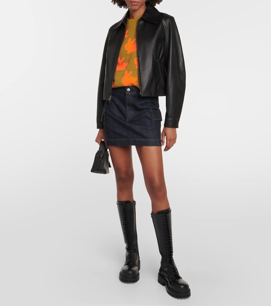 X EmRata Colombo cargo miniskirt