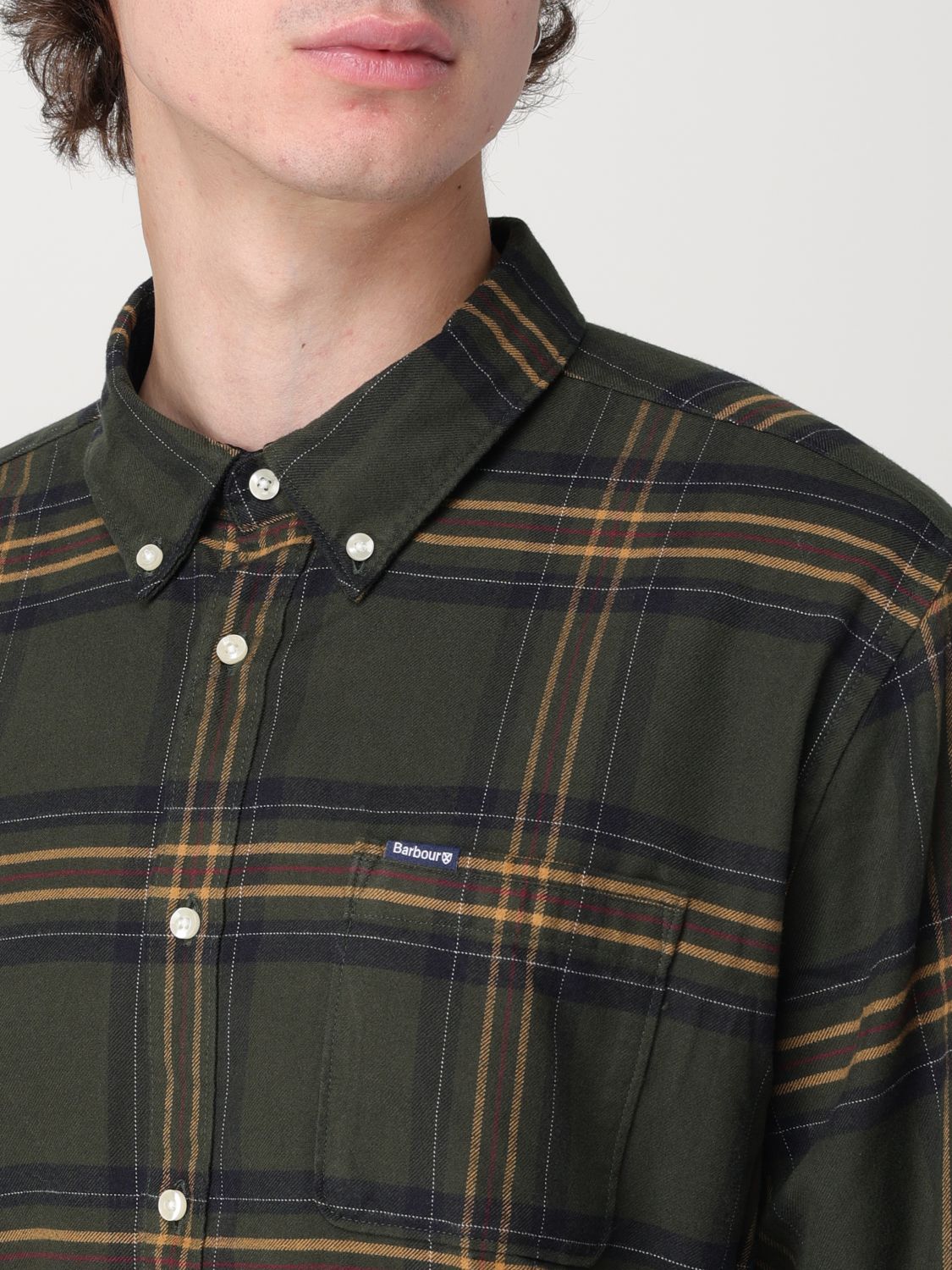 Shirt Men color Olive