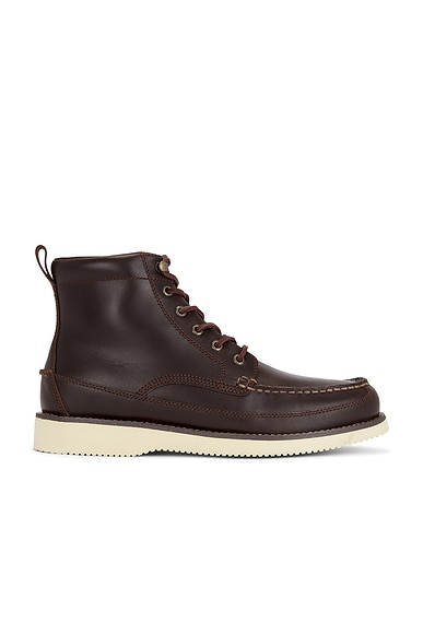 Sperry x One of these Days Tony Moc Boot in Chocolate Leather Smooth - Brown. 9 also in