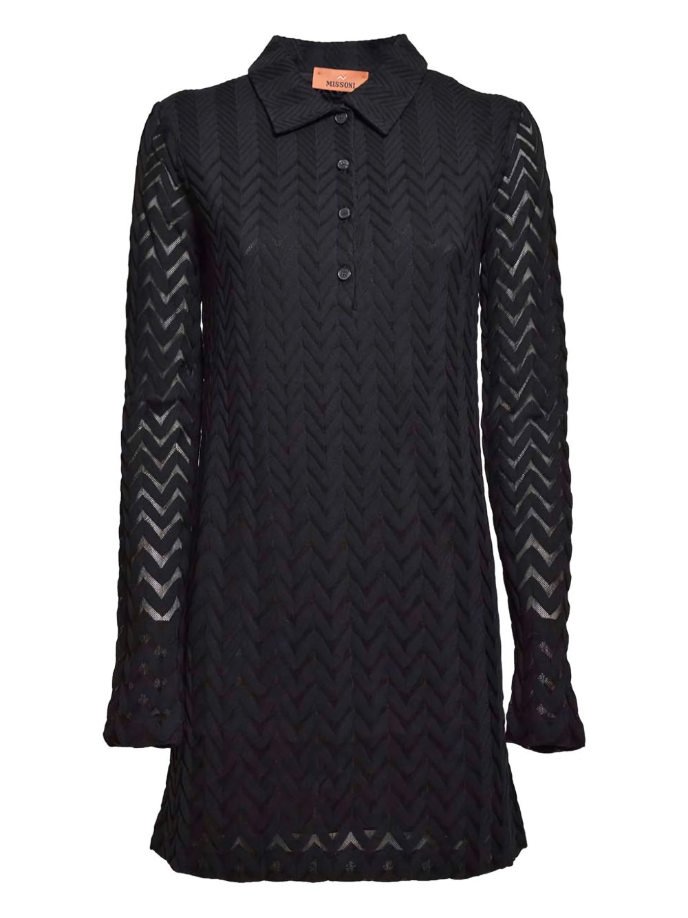 Missoni Zigzag mini dress - Black