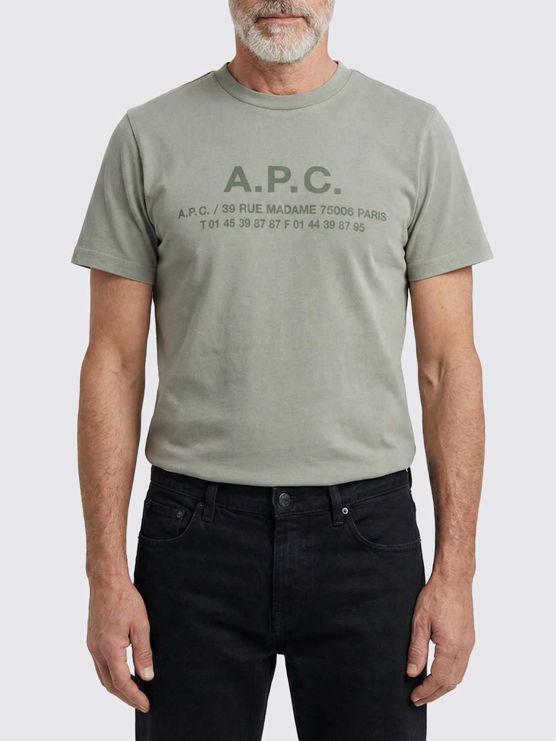 T-Shirt A. P.C. Men color Green