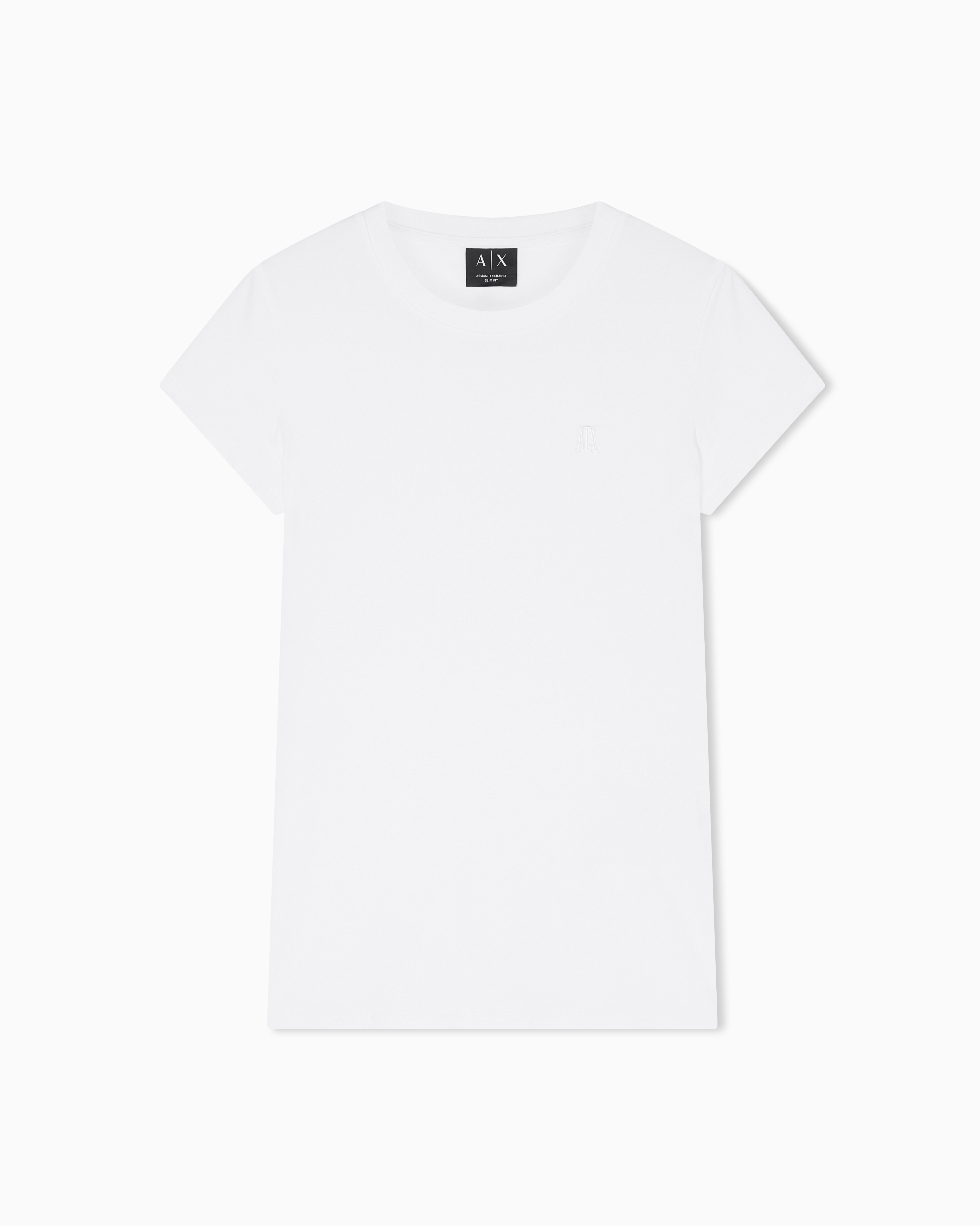 Slim fit T-shirt in stretch cotton jersey