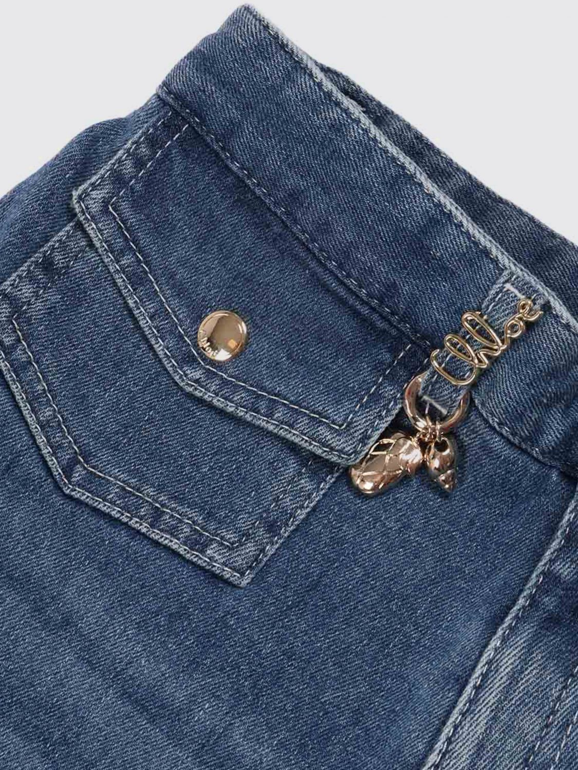 Jeans CHLOÉ Kids color Grey