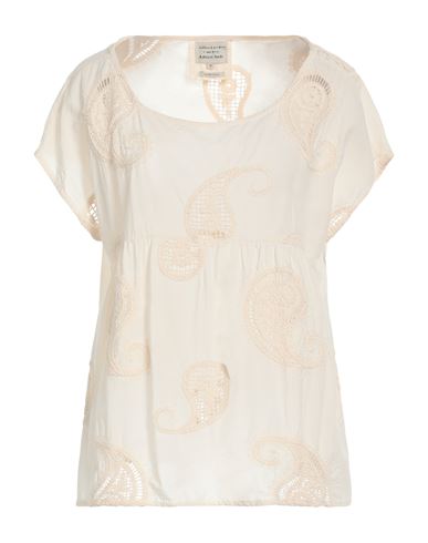 Woman Top Cream Size 6 Cotton