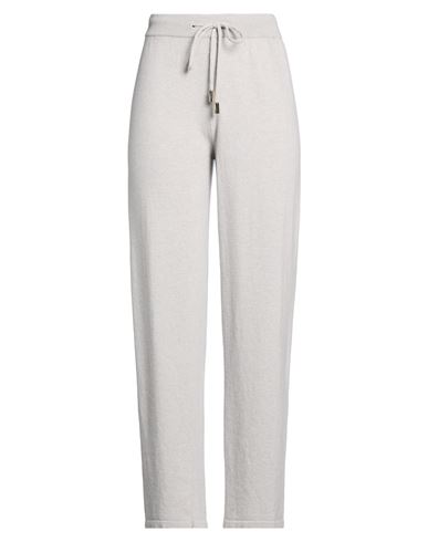 Collezione N_01 Woman Pants Light grey Size S Merino Wool, Cashmere