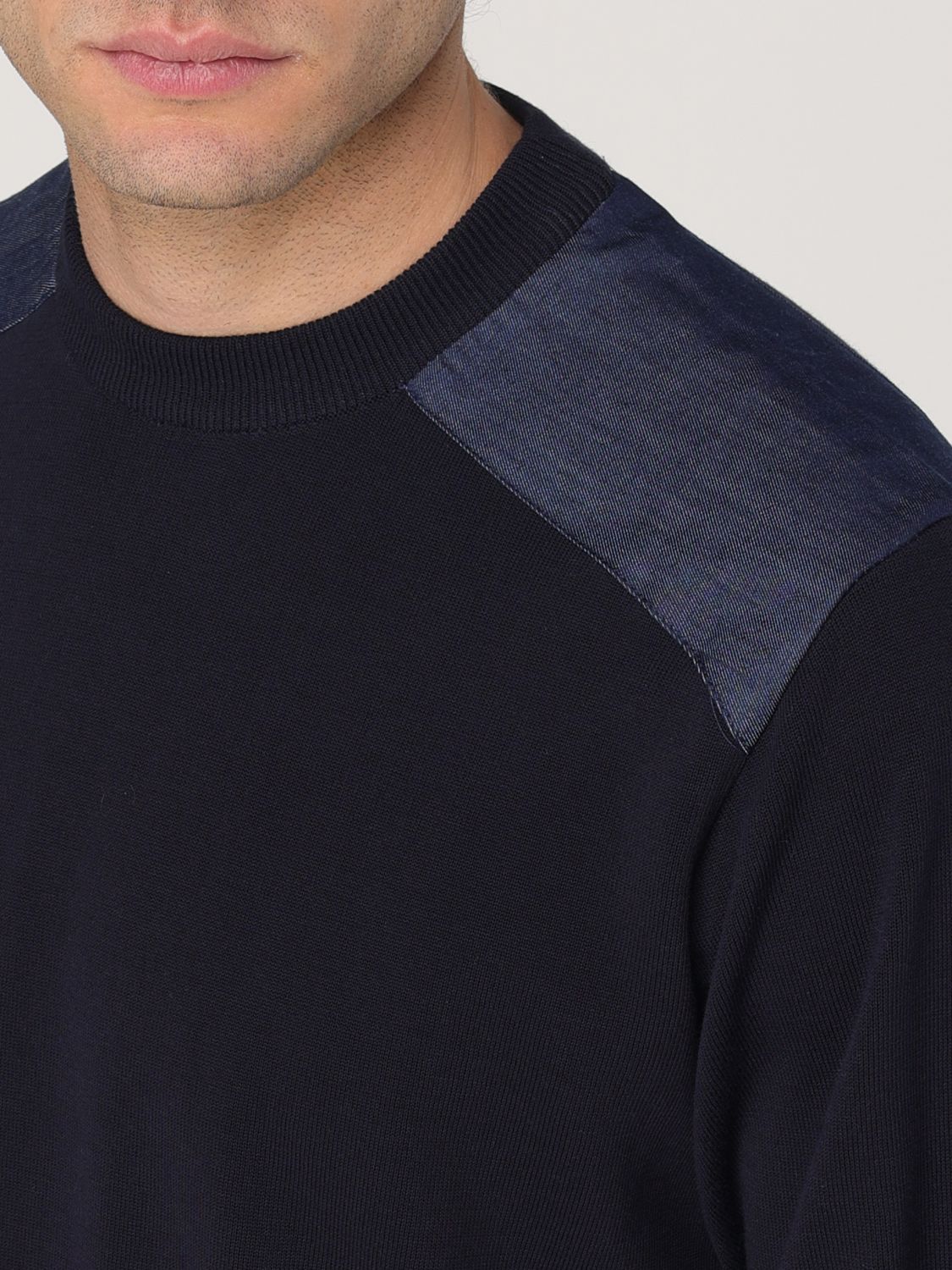 Sweater Men color Blue