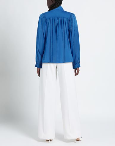 Forte_forte Woman Top Bright blue Size 2 Cotton, Silk