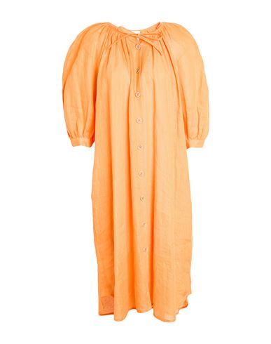 Woman Midi dress Mandarin Size 6 Linen