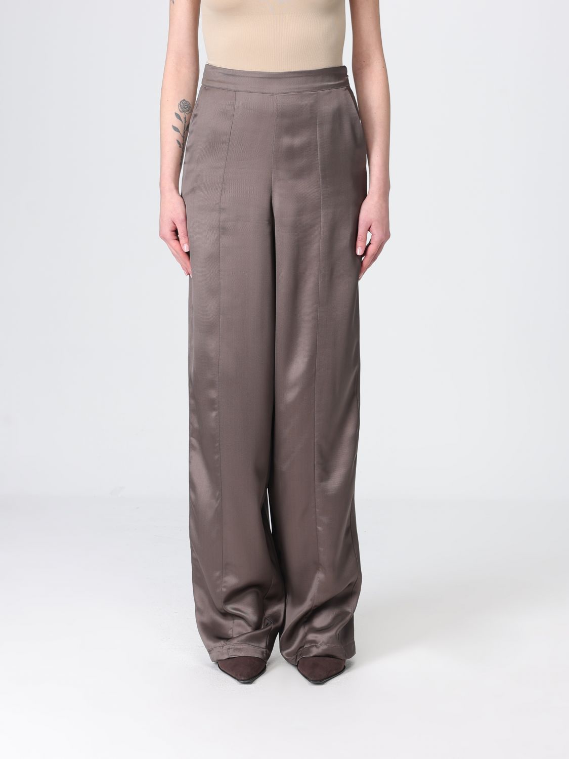 Pants Woman color Cocoa