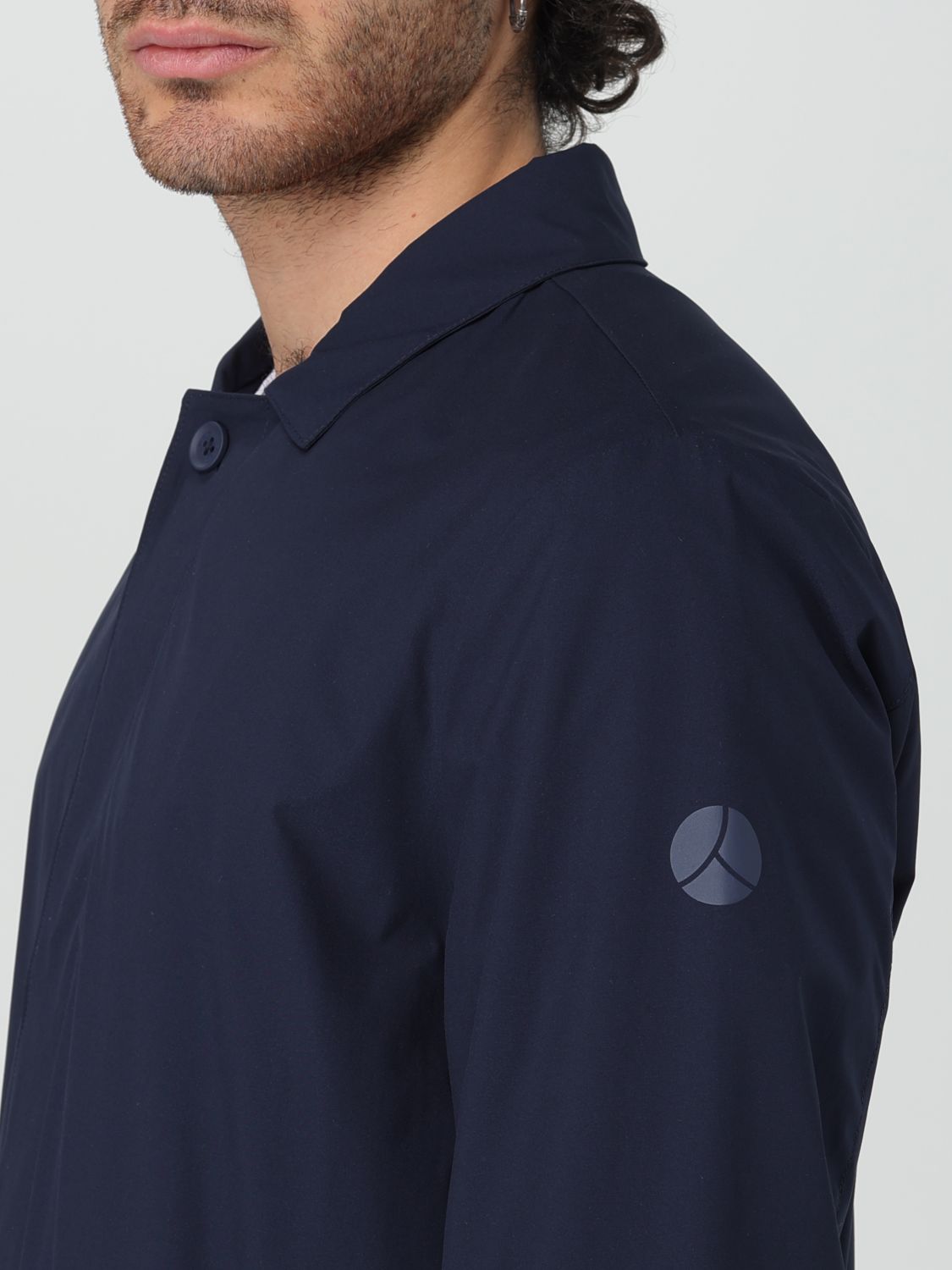 Coat Men color Blue