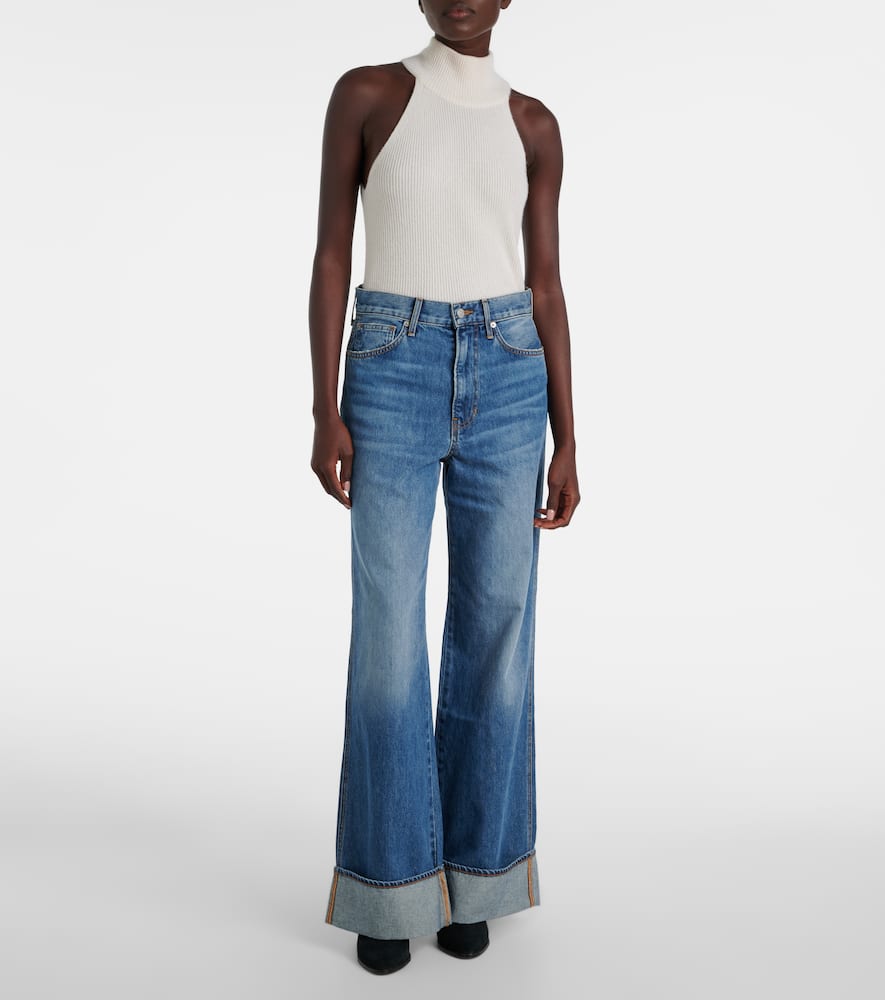 Taylor high-rise wide-leg jeans