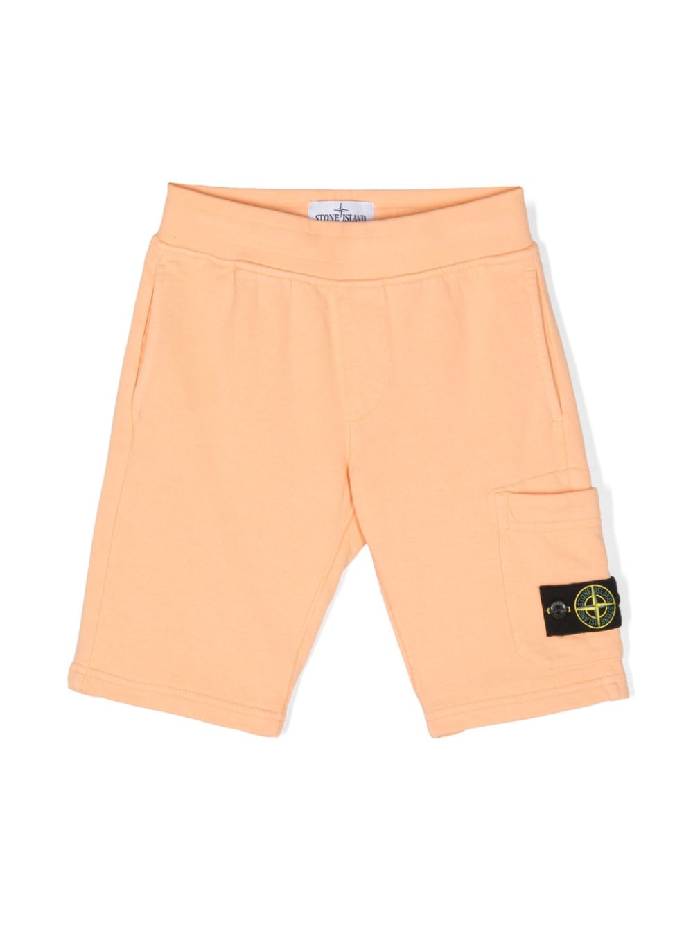 Compass-badge track shorts - Orange