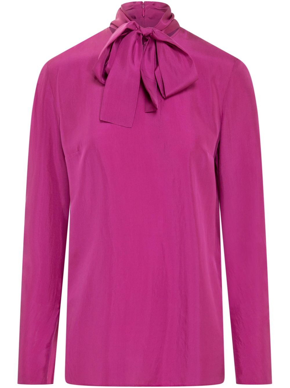 Bow-detailing blouse - Pink