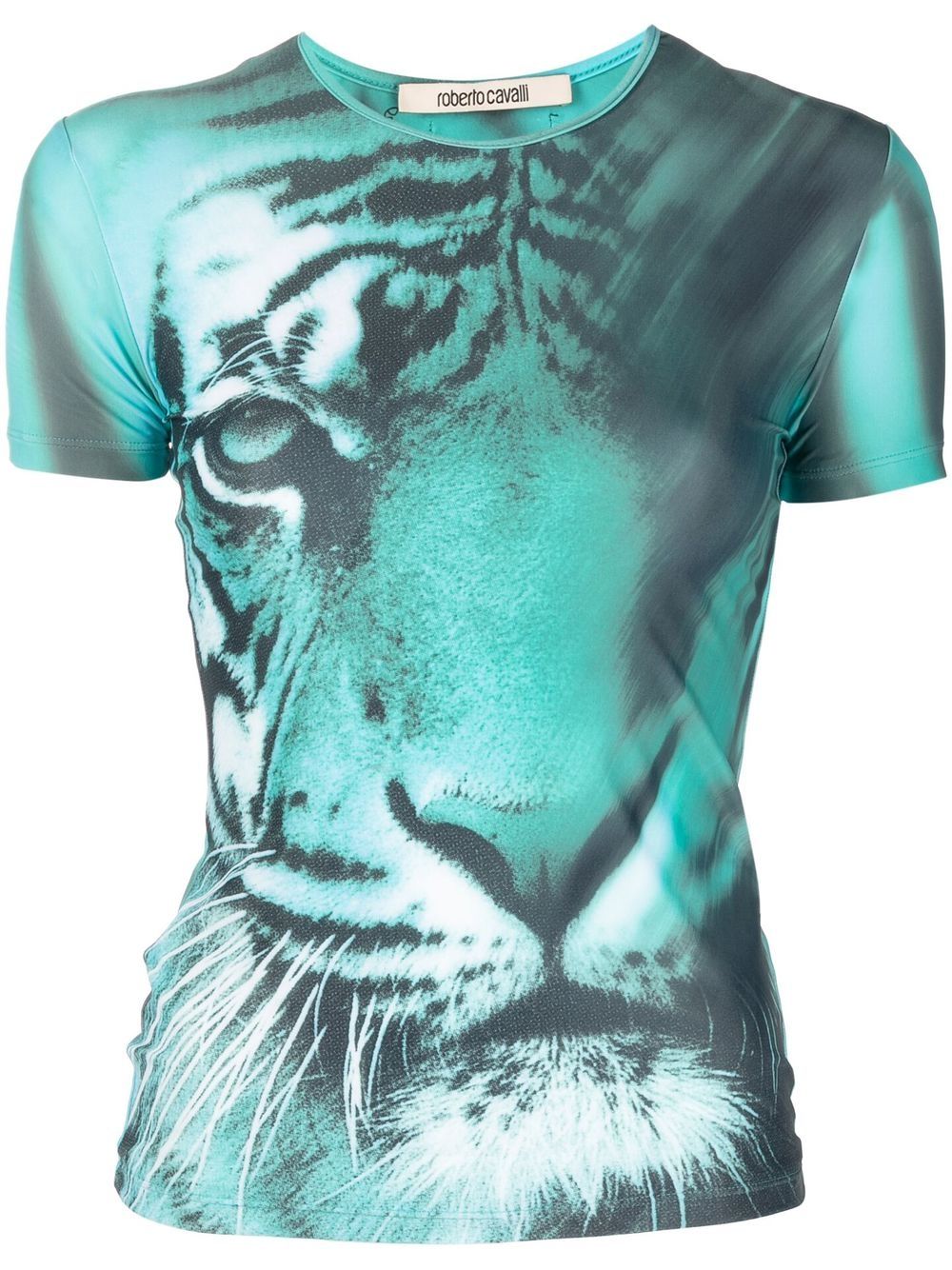Tiger-print T-shirt - Neutrals