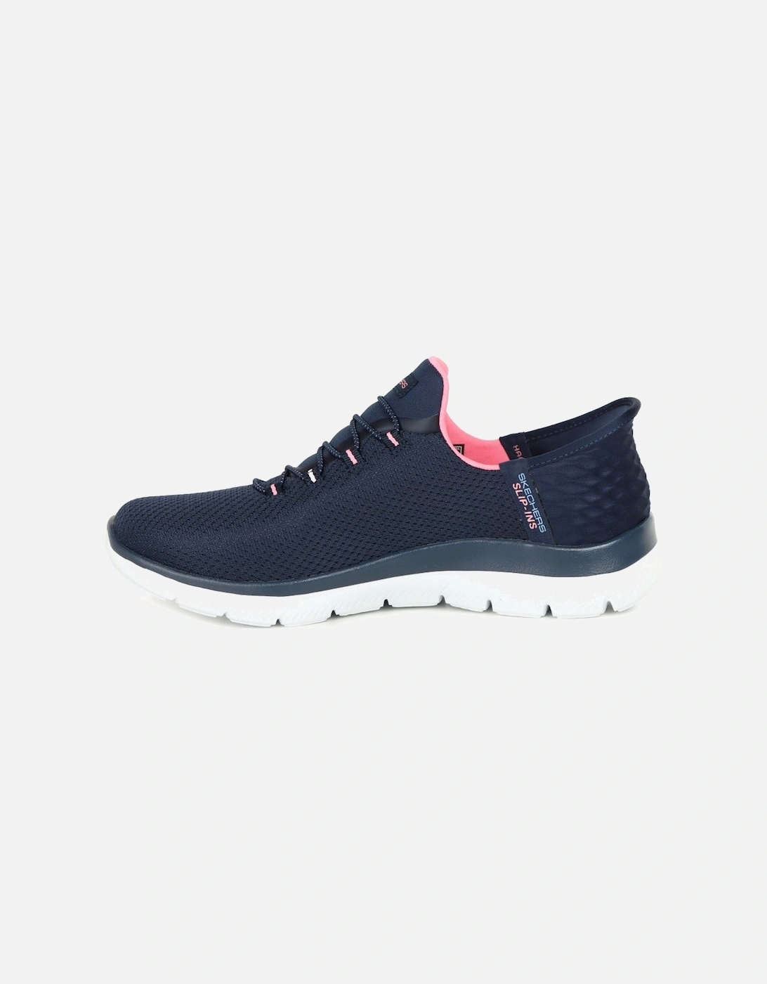 Skechers Women's Slip In Summits Womens Wide Fit Trainers - Navy - Size: 3