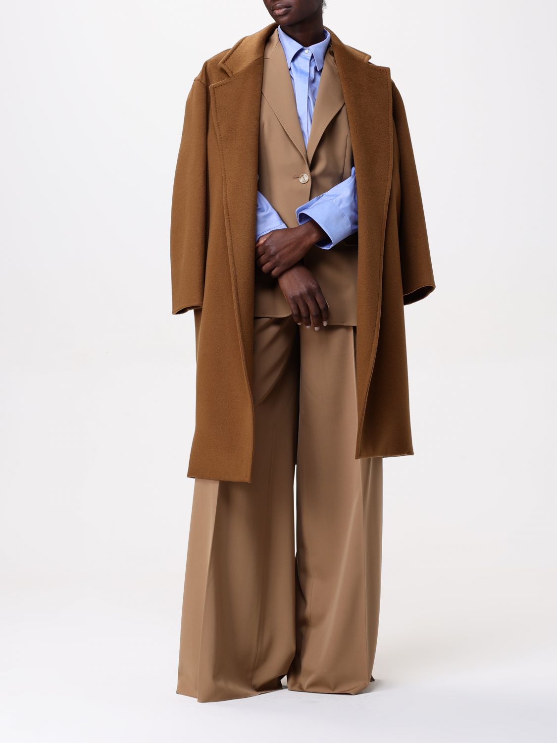 Coat Woman color Brown