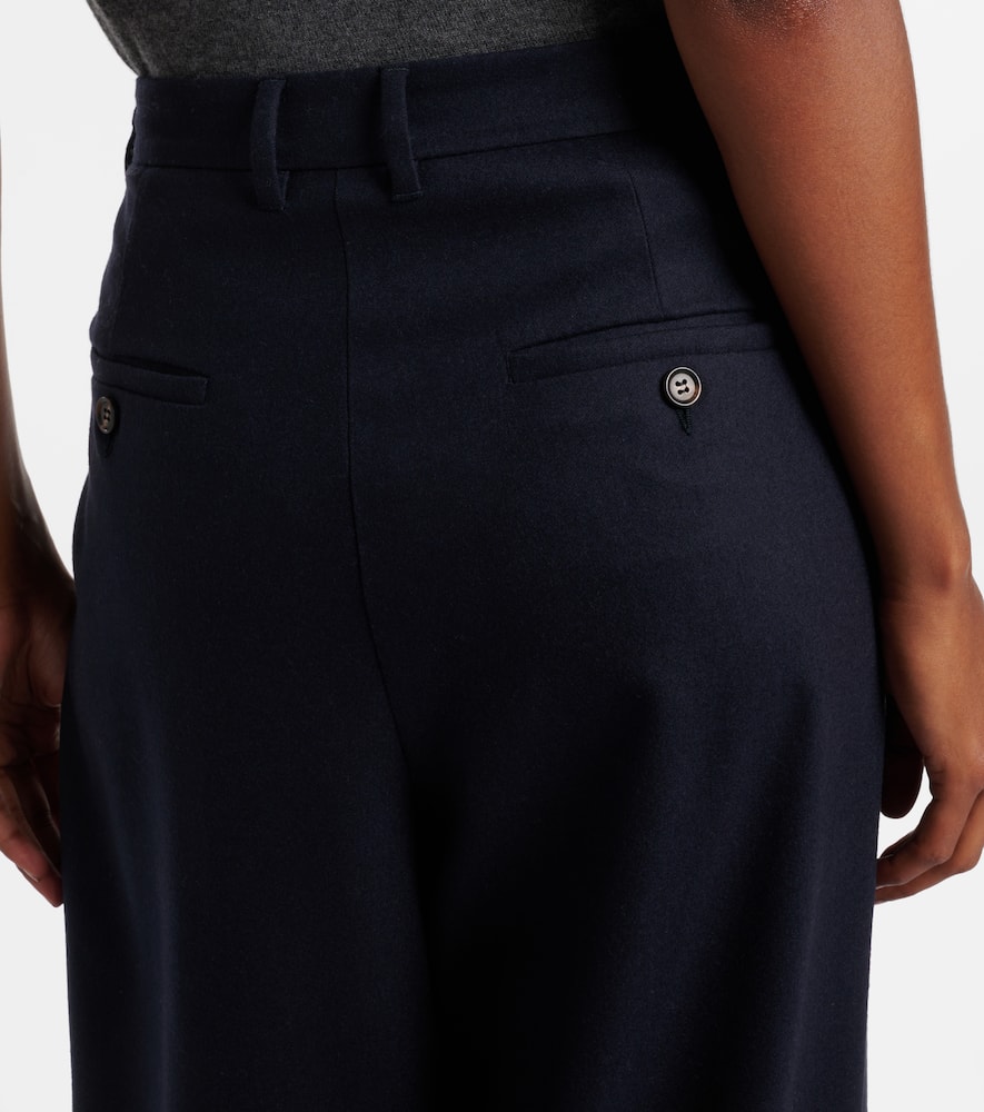 Titty wool wide-leg pants